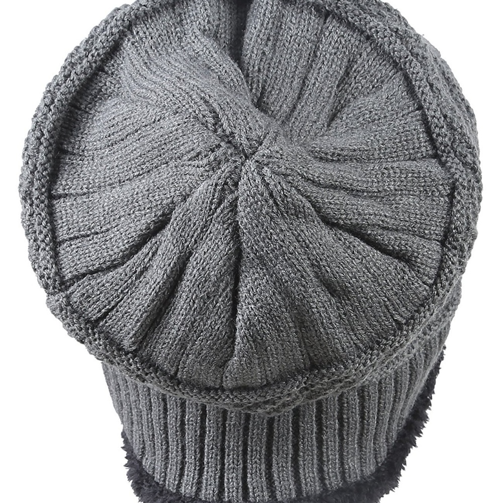 Winter Knitting Skull Cap Wool Slouchy Beanie Hat - Picture 6 of 8